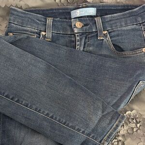 7 For All Mankind Women's Classic Indigo Blair Skinny Jeans size 26
